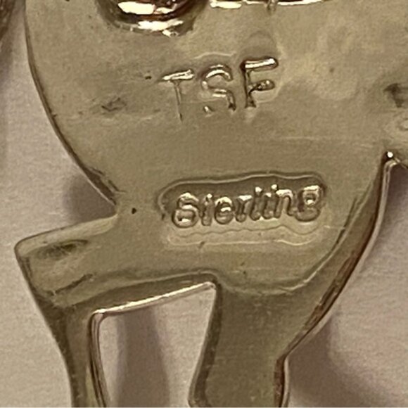 P. BECENTI CALVIN BEGAY NAVAJO BROOCH STERLING SILVER MULTI STONE INLAY HORSE - Picture 13 of 15